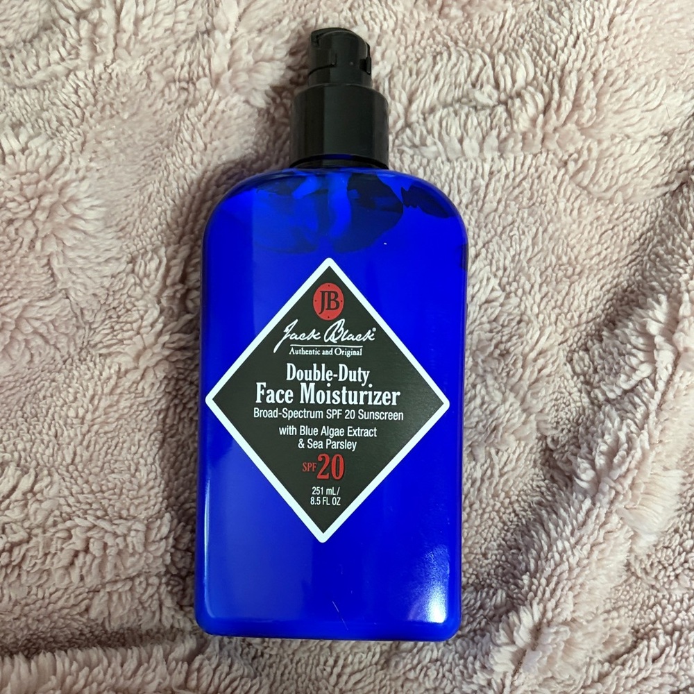 NEW! Jack Black Blue Face Moisturizer